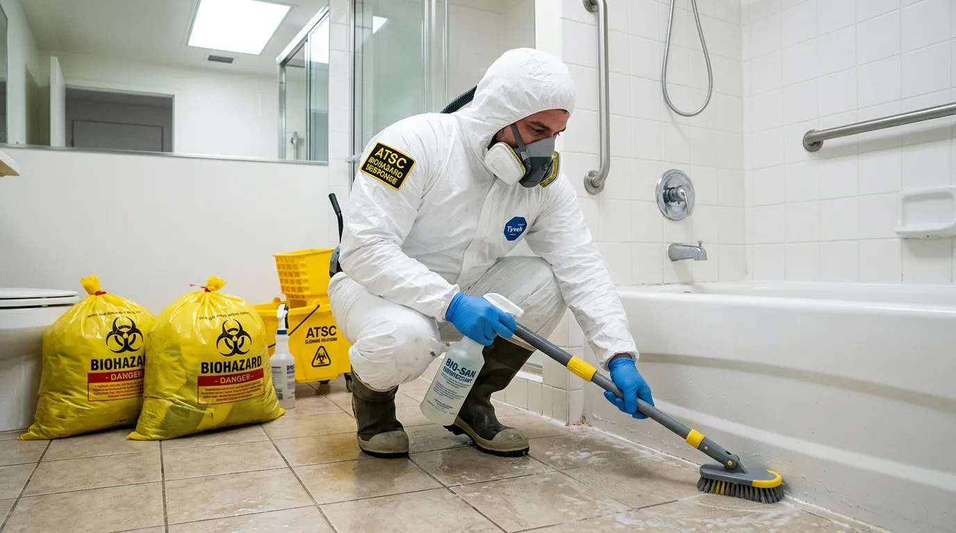 Decontamination equipment deployed for Blood Cleanup in Woodley Park